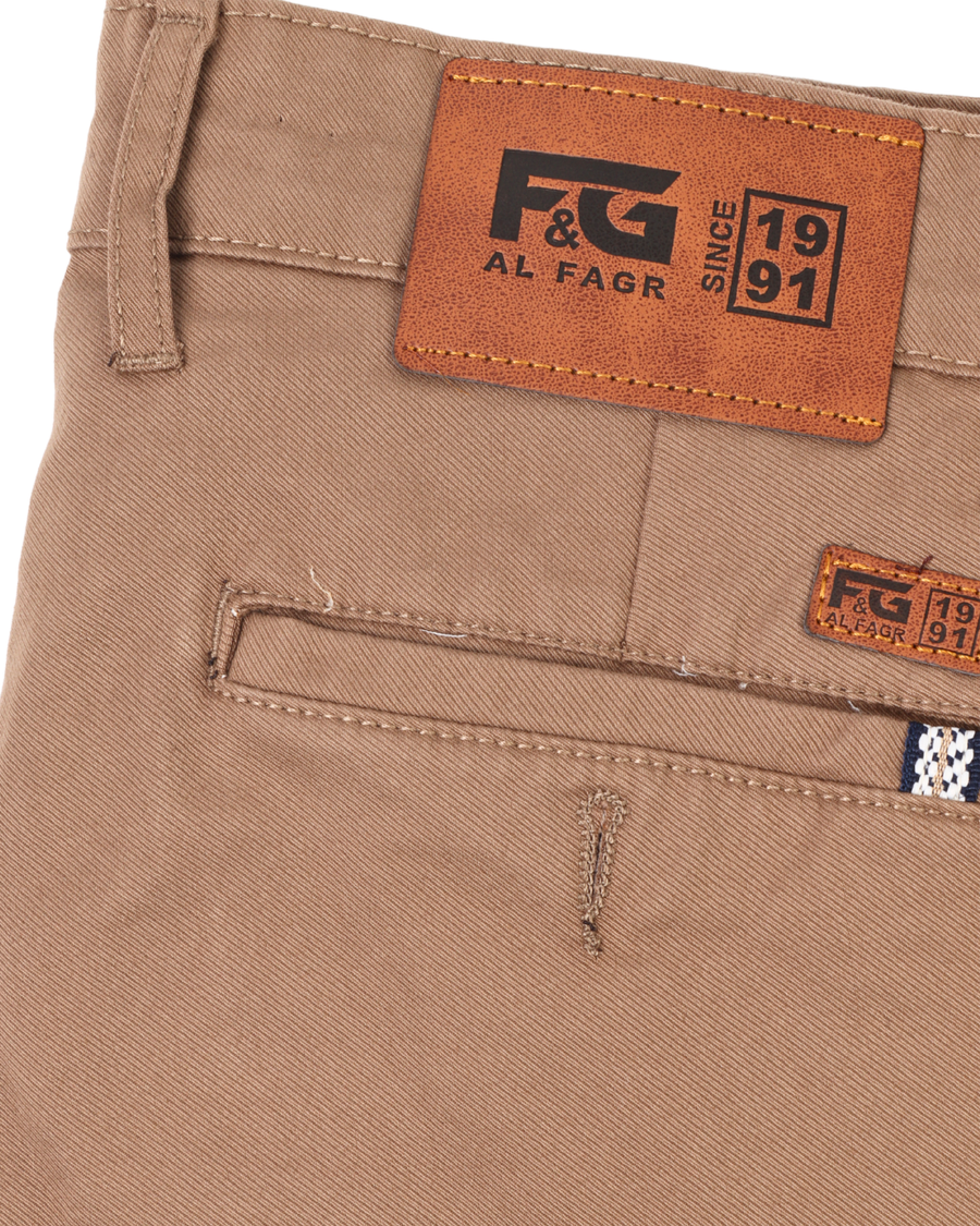 Warm Beige Gabrdine Pants
