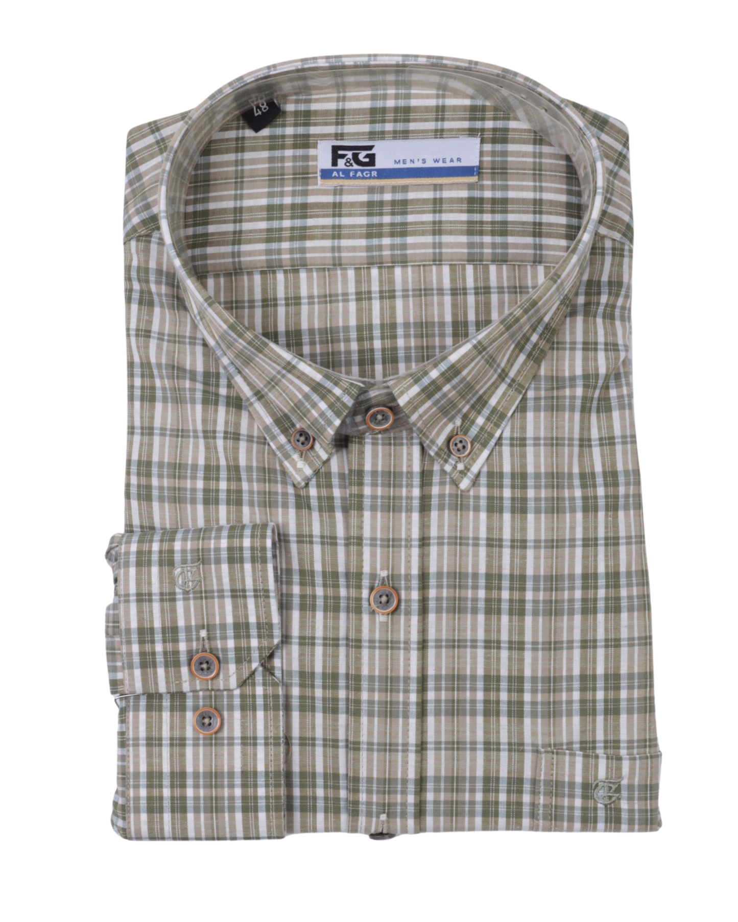 قميص كم مقاس كبير قطن