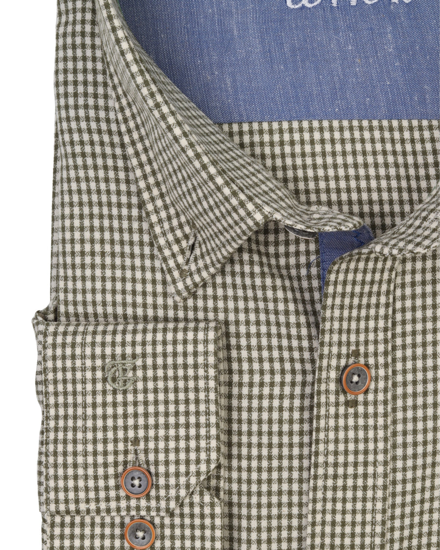 MintGreen Long Sleeve Shirt Pure Cotton - BigSize