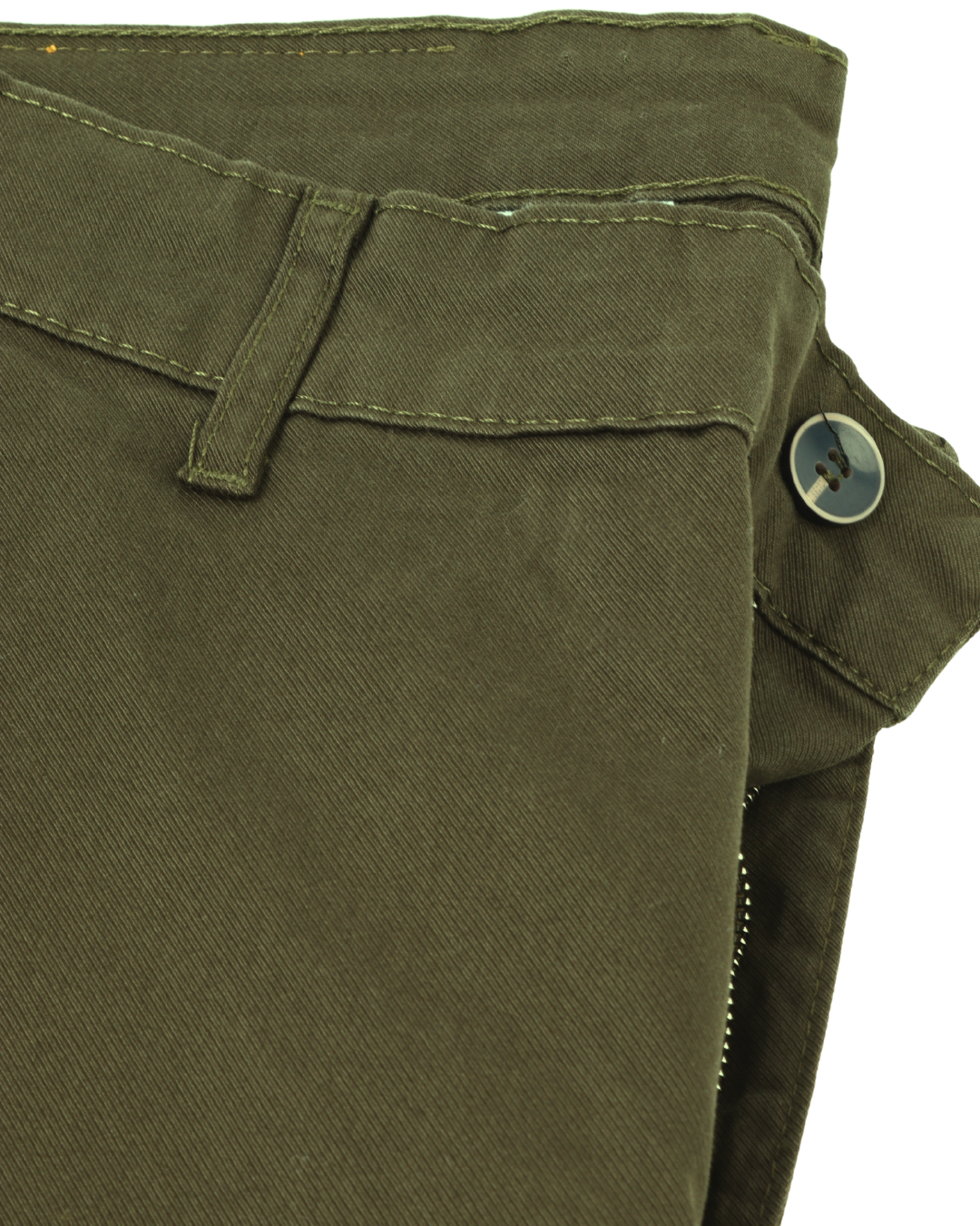 Dark Green Gabrdine Pants