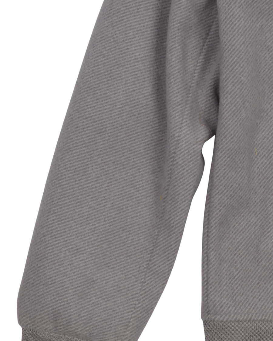White Grey Wool Felt Jacket (جوخ)