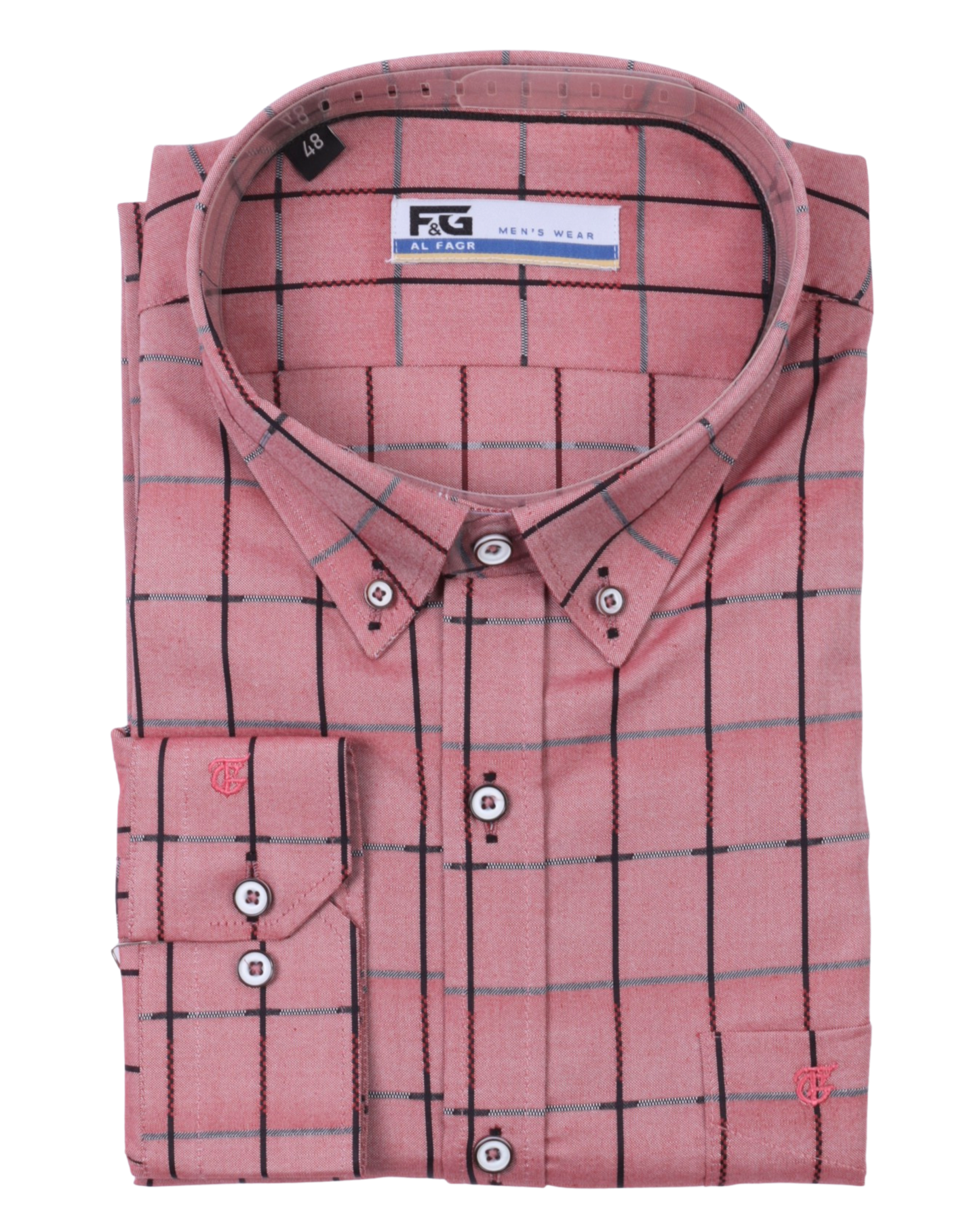 قميص كم مقاس كبير قطن