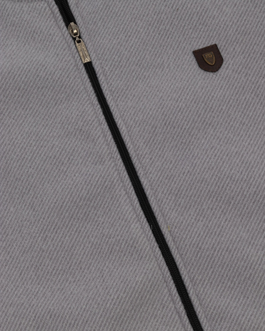 White Grey Wool Felt Jacket (جوخ)