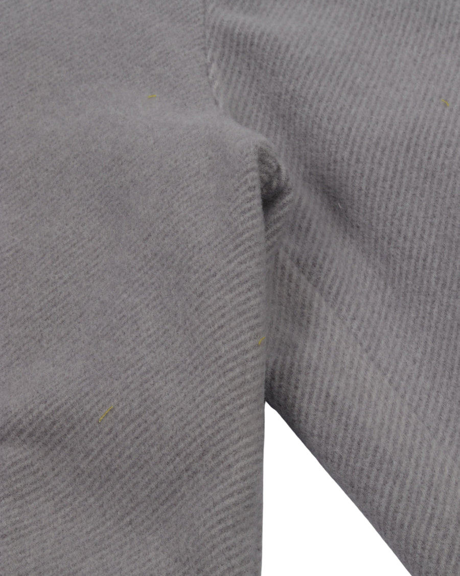 White Grey Wool Felt Jacket (جوخ)