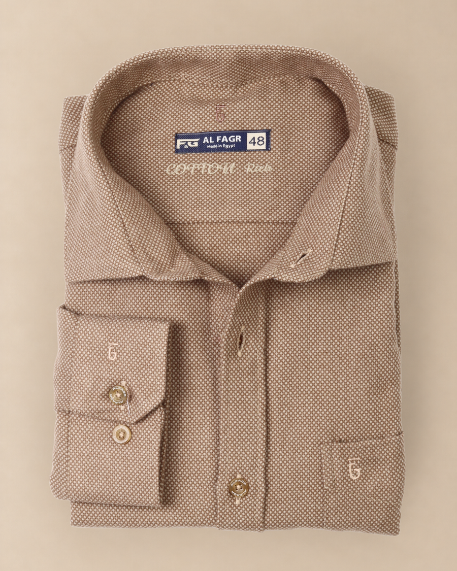 wool shirt cotton - BigSize