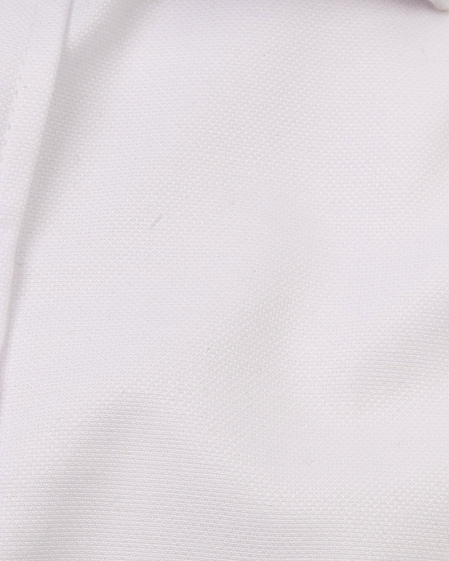White Long Sleeve Shirt Pure Cotton - BigSize
