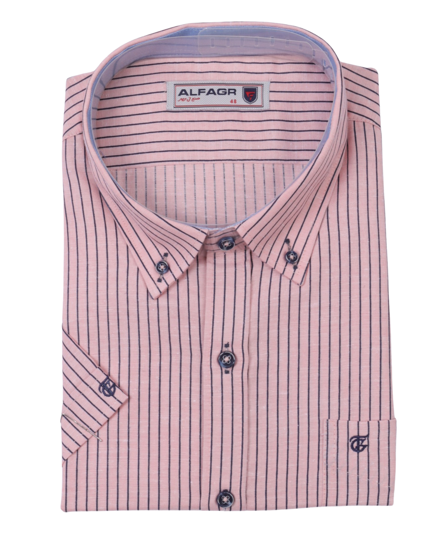 قميص نص كم مقاس كبير قطن