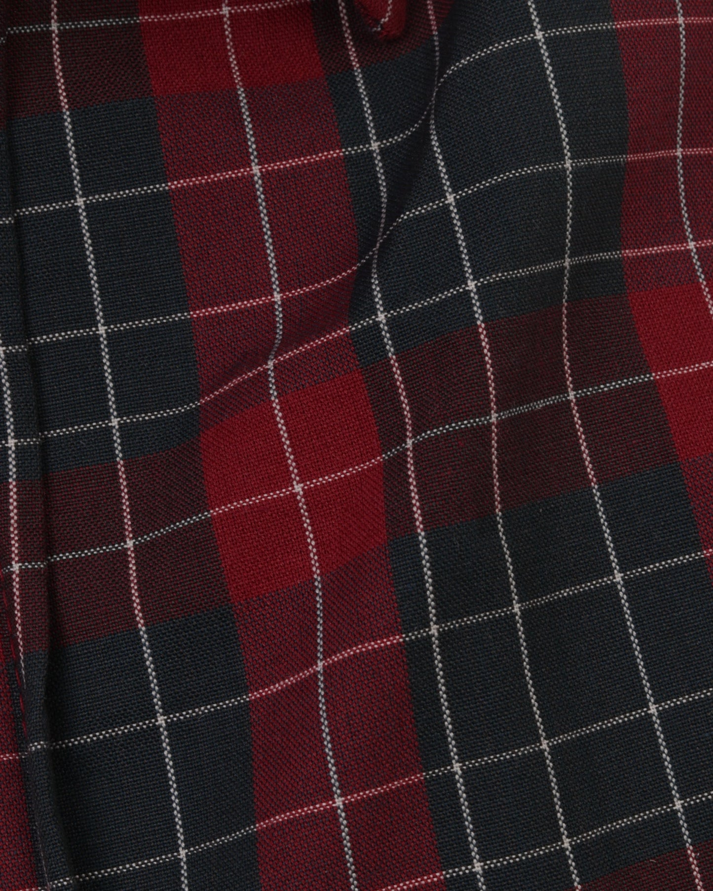 Maroon Long Sleeve Shirt Pure Cotton - BigSize