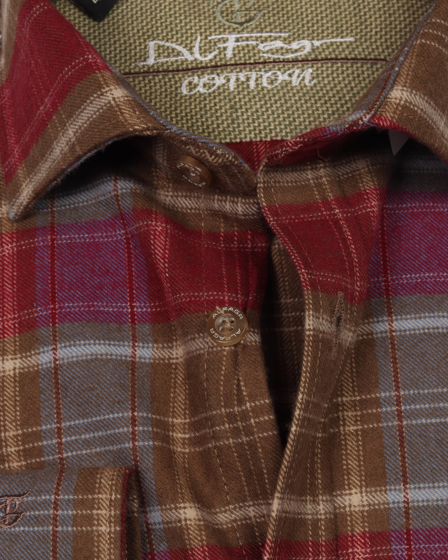 Maroon Wool Shirt