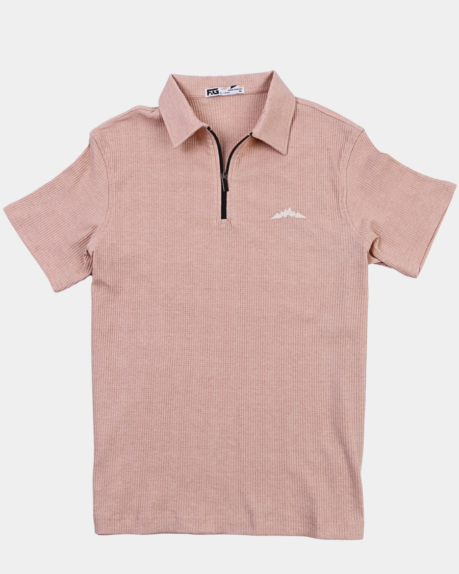 Zipper Polo Shirt