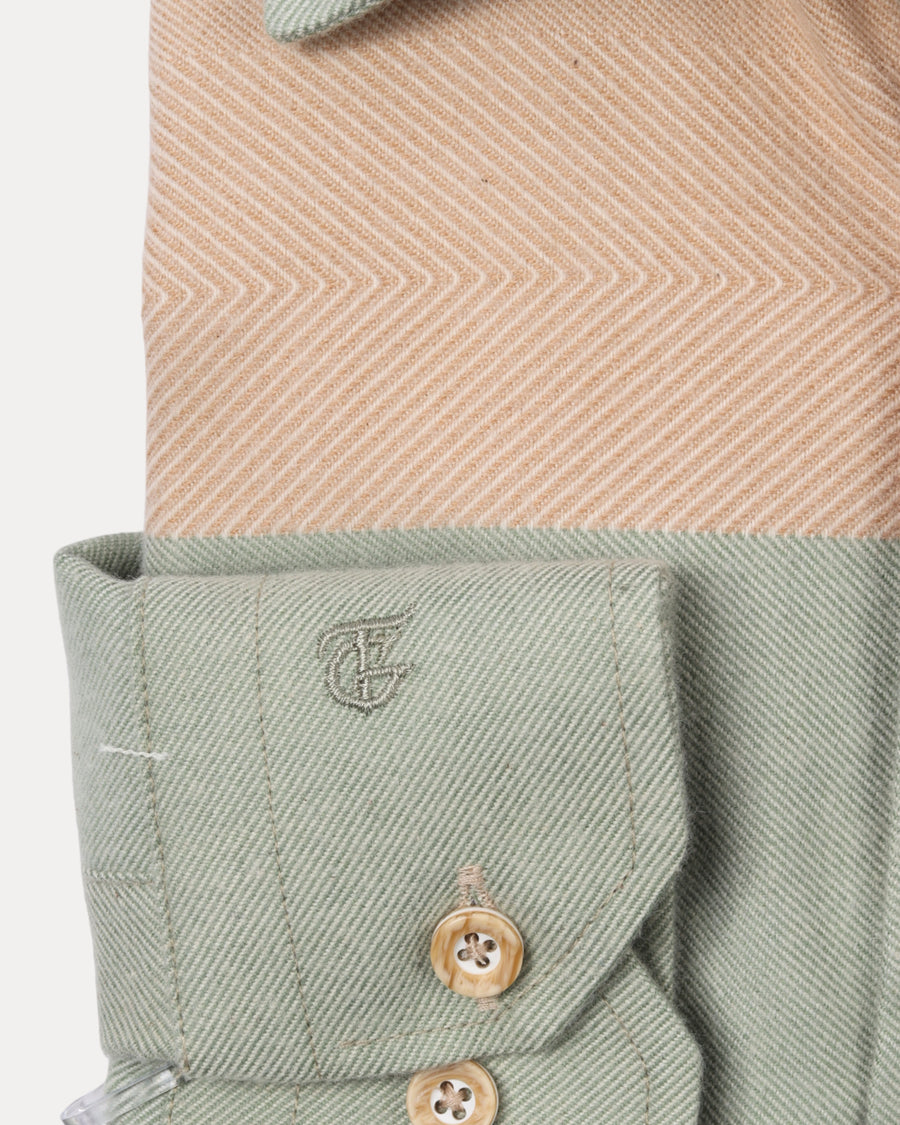 Mint Yeloow Wool Shirt