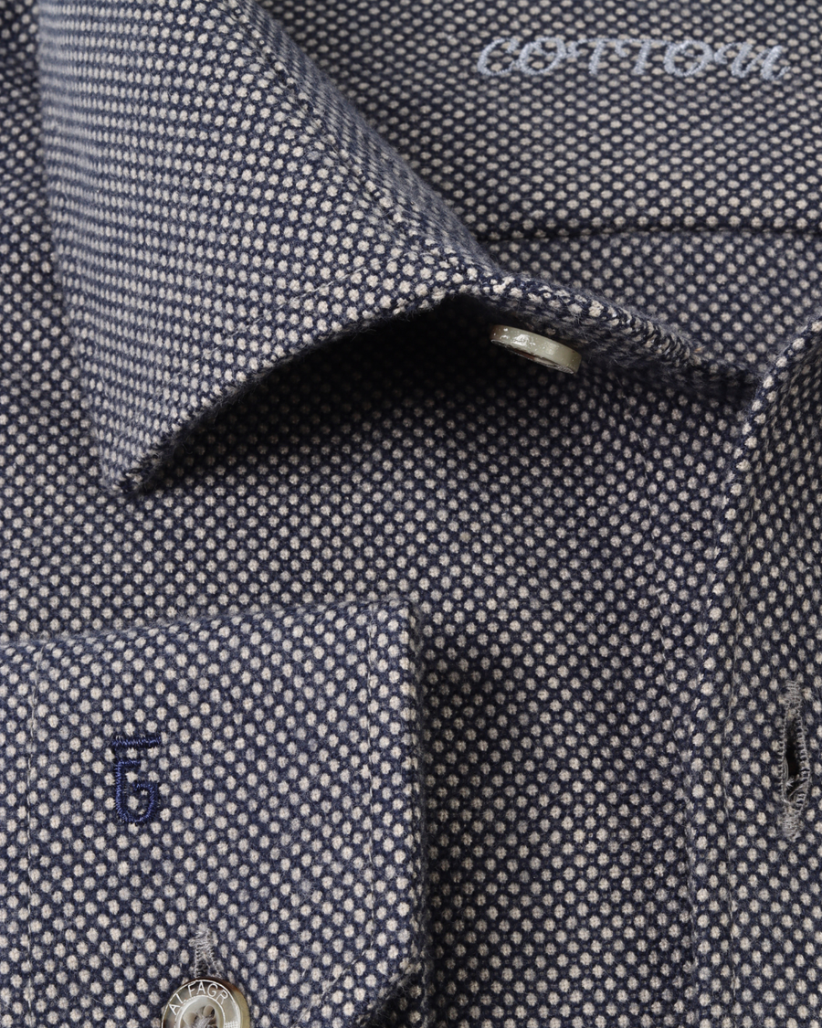 wool shirt cotton - BigSize