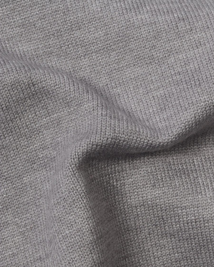 White Grey Polo Neck Trico