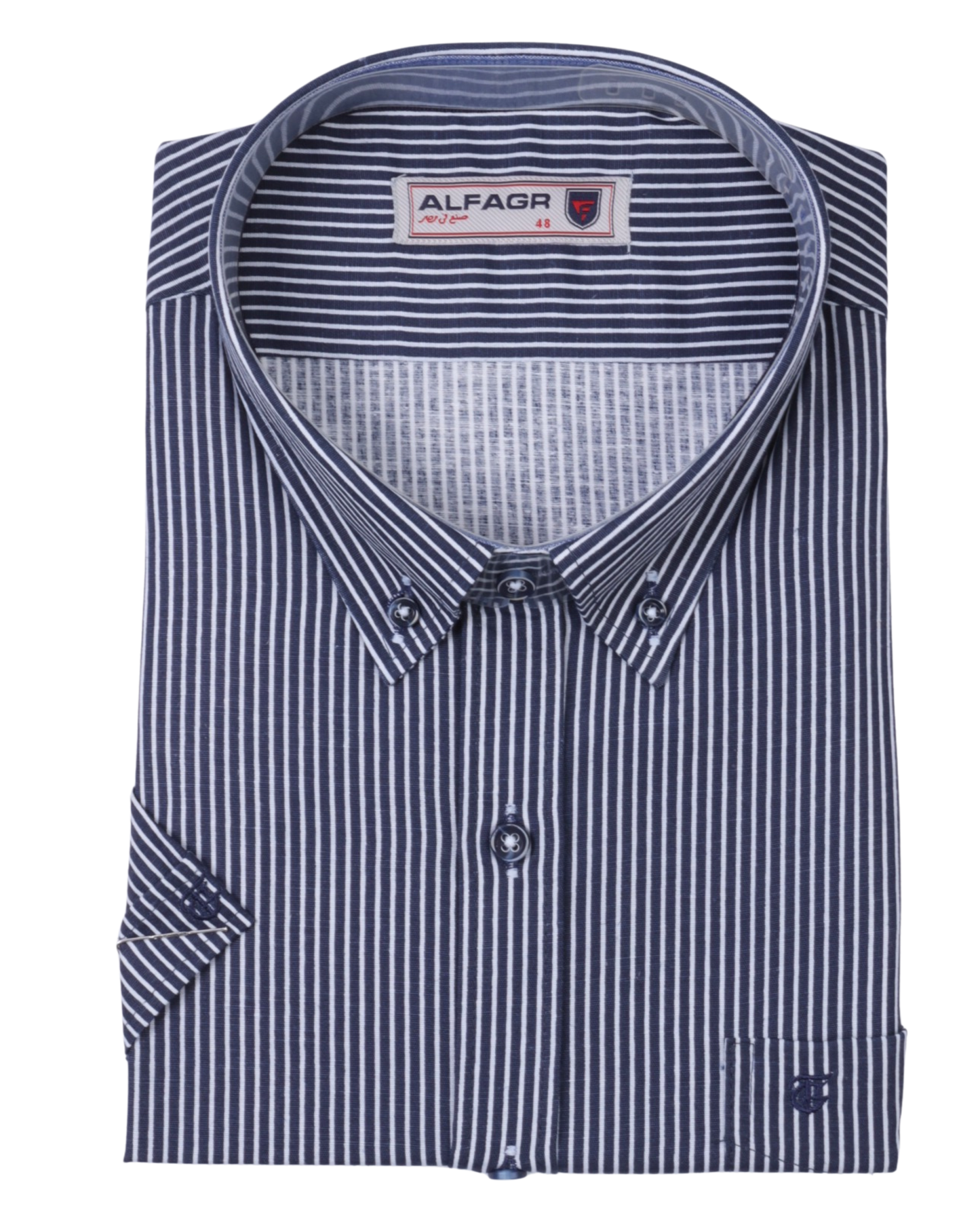 قميص نص كم مقاس كبير قطن