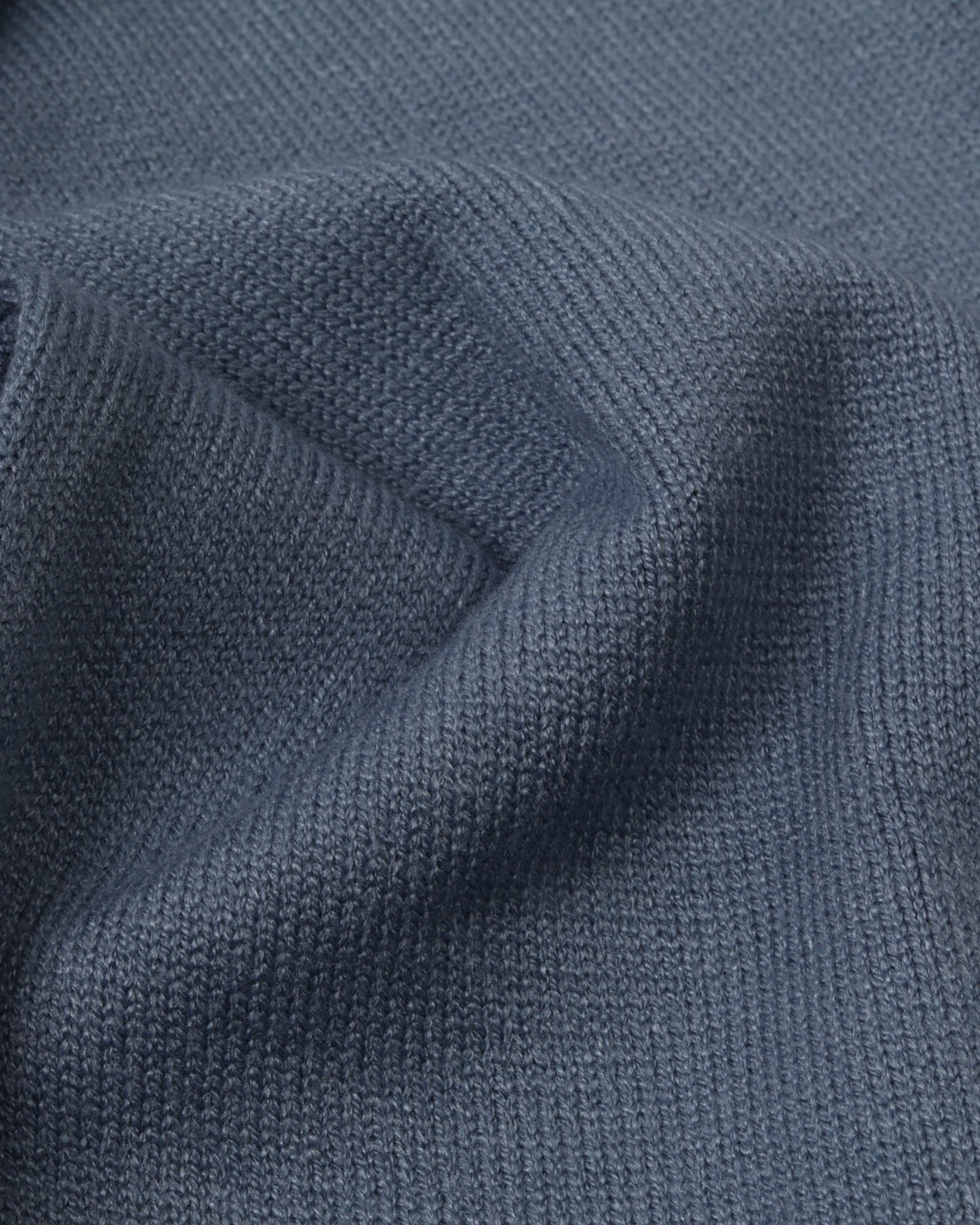 White Navy Polo Neck Trico