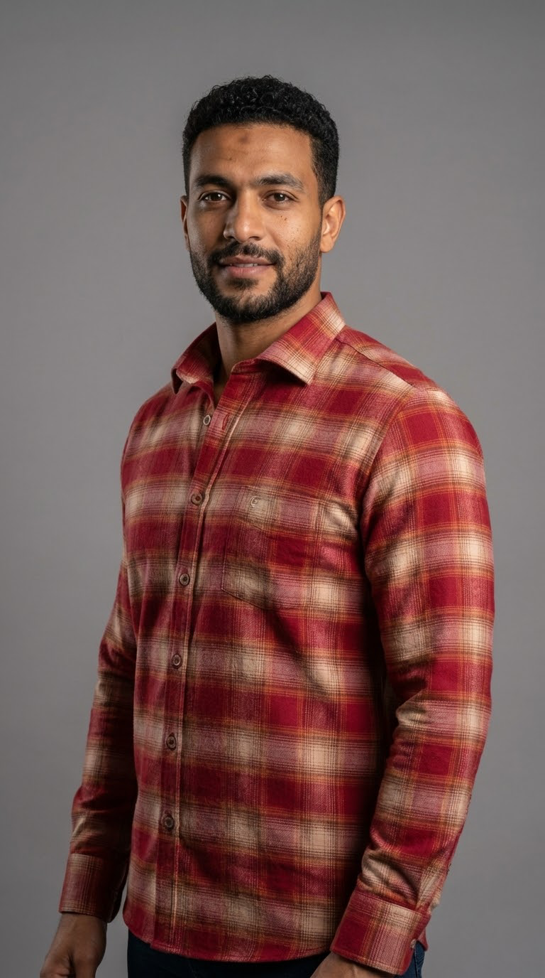 Red Wool Shirt