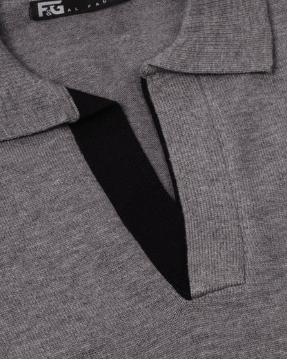 DarkGrey Polo Neck Trico