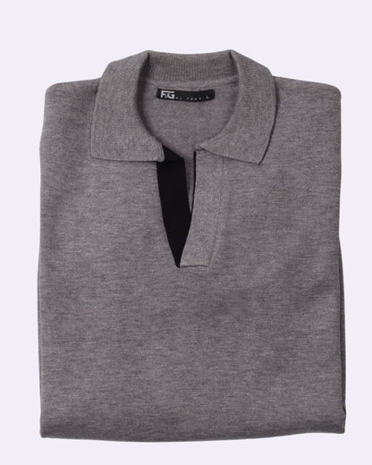 DarkGrey Polo Neck Trico