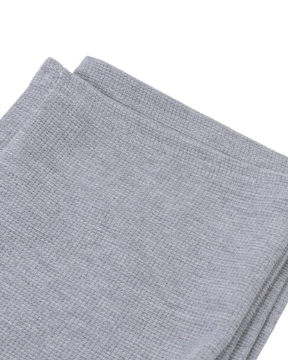 White Grey Waffle Relax Fit Pants
