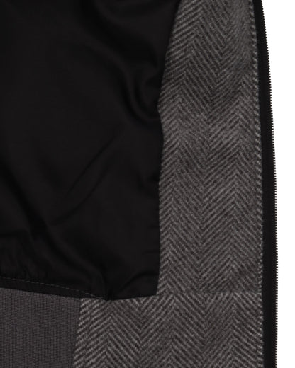 Dark Grey Wool Felt Jacket (جوخ)