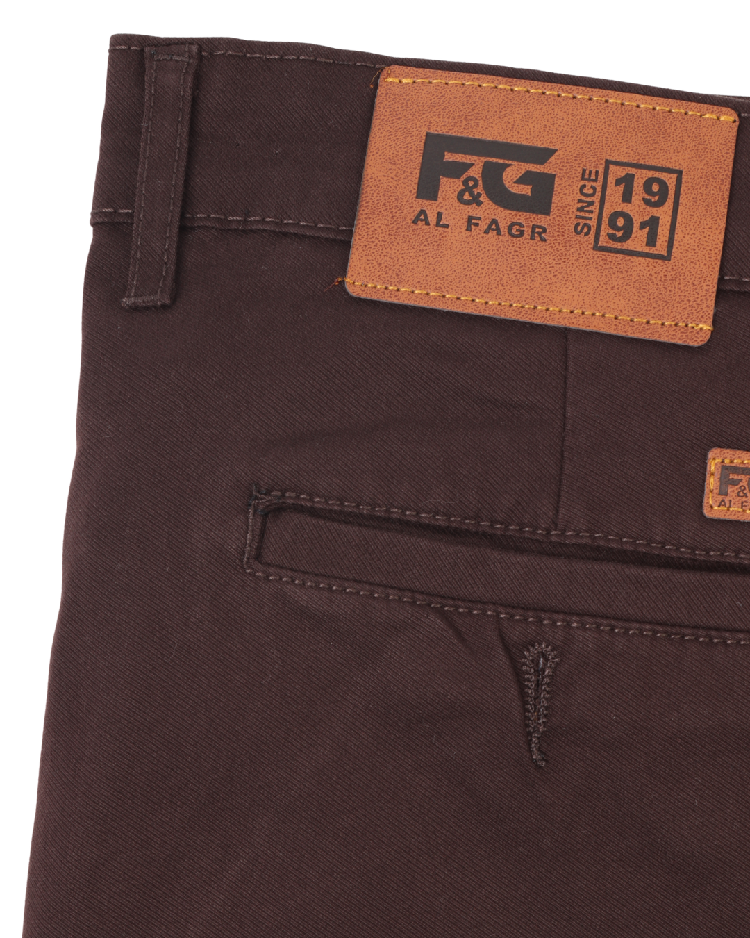 Brown Gabrdine Pants