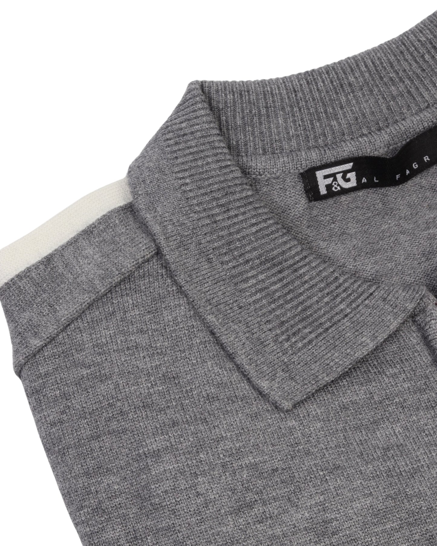Silver Polo Neck Trico