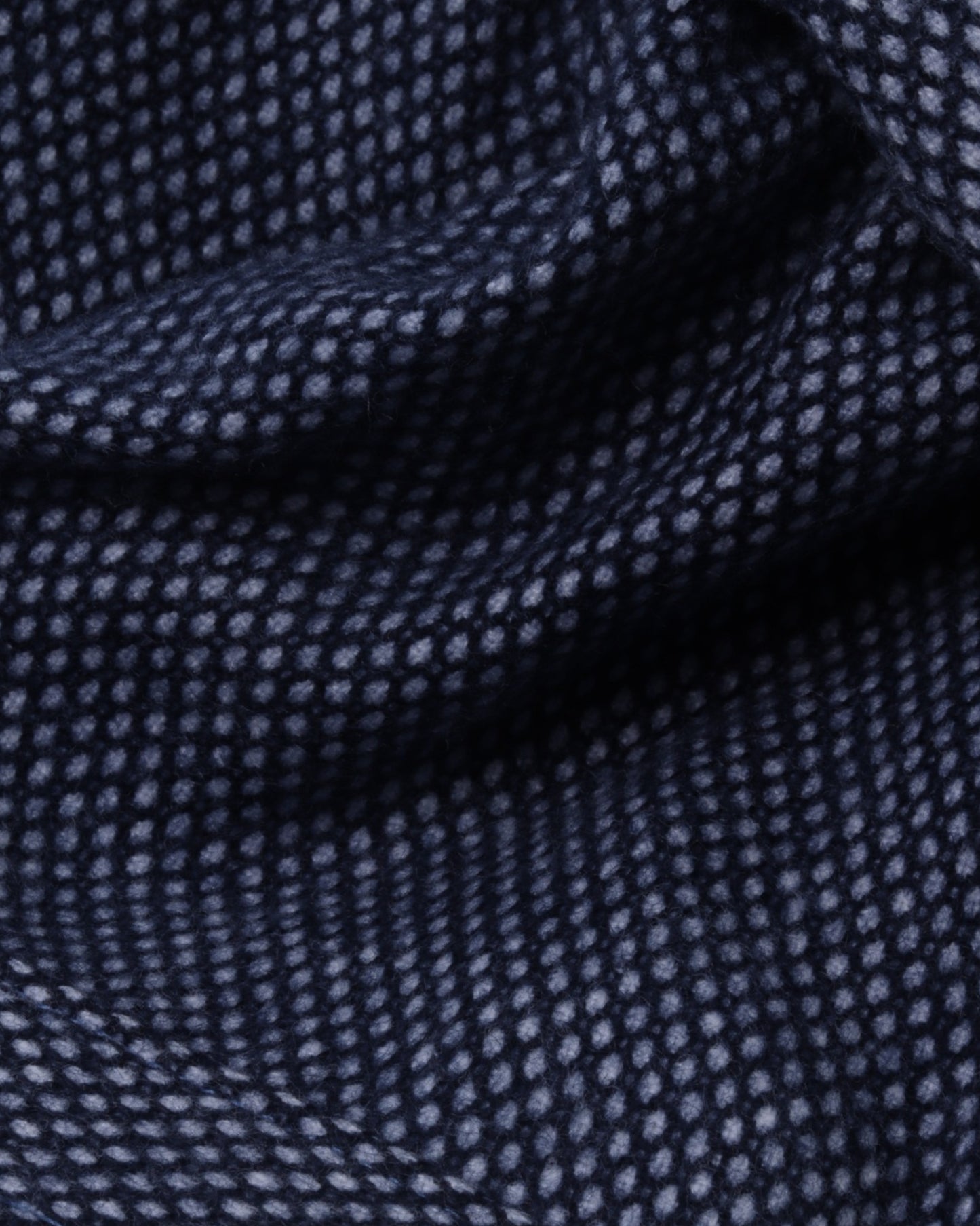 Dark Navy Wool Shirt - Big Size