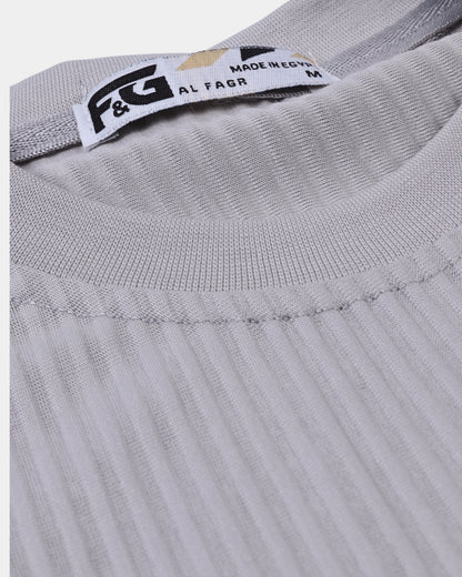 Round Ribbed T-Shirt