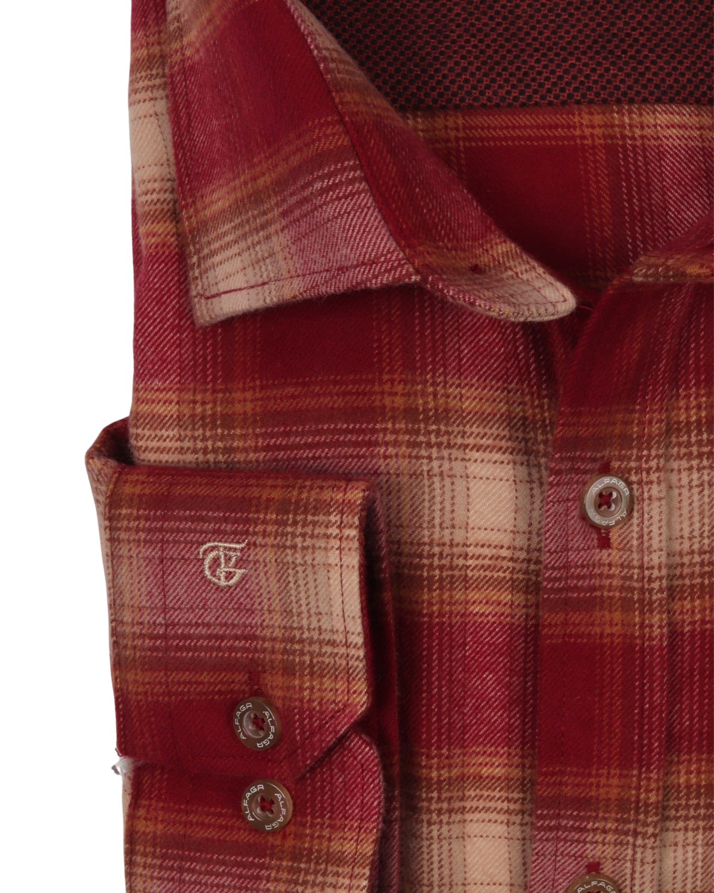 Red Wool Shirt - Big Size