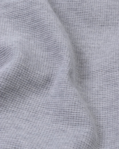 White Grey Waffle Relax Fit Pants