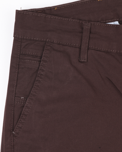 Brown Gabrdine Pants