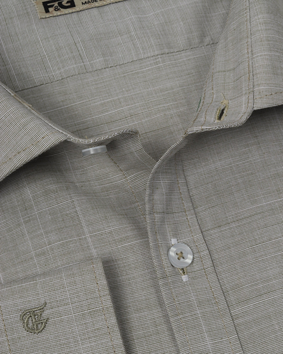 Mint Green Pure cotton plain weave fabric