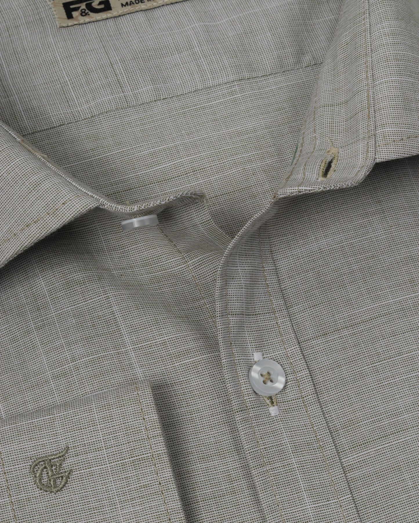 Mint Green Pure cotton plain weave fabric