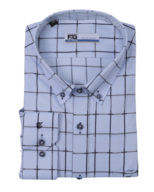 قميص كم مقاس كبير قطن