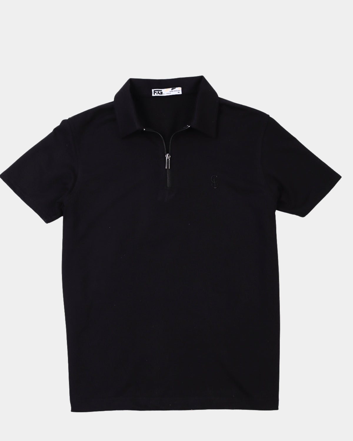 Premium beige Zipper Polo Shirt