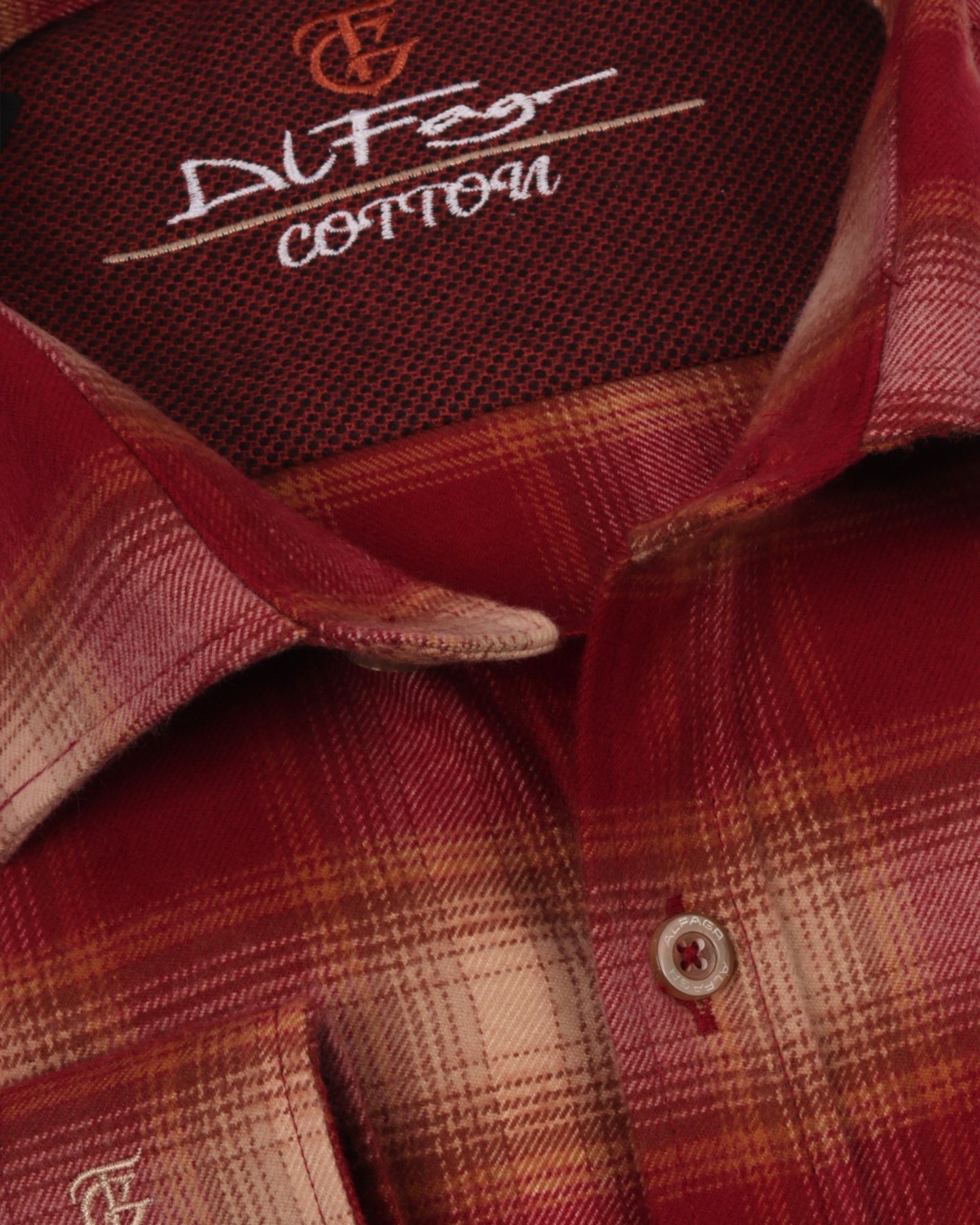 Red Wool Shirt - Big Size