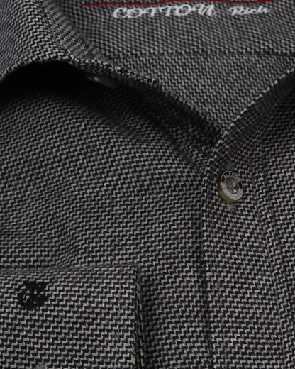 Dark Grey Wool Shirt