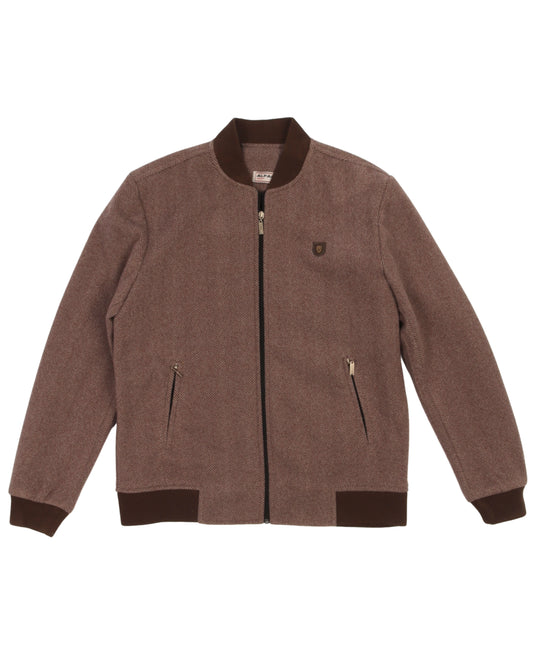 Brown Wool Felt Jacket (جوخ)