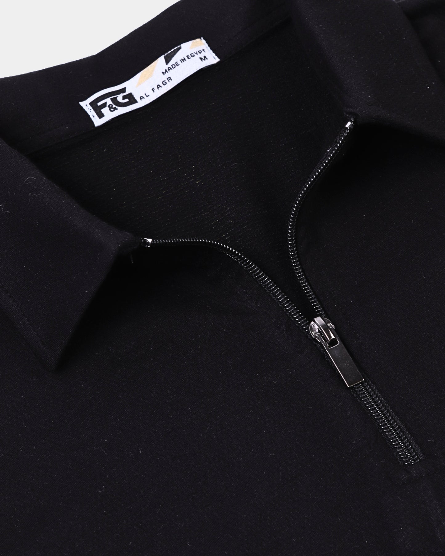 Premium beige Zipper Polo Shirt