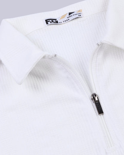 Zipper Polo Shirt