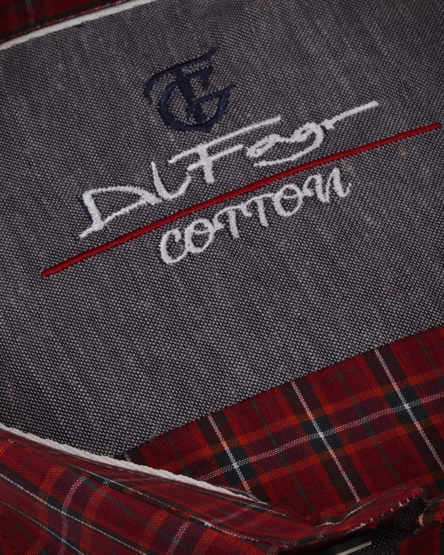 DarkRed Long Sleeve Shirt Pure Cotton - BigSize