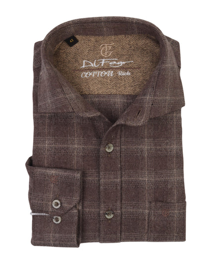 Brown Wool Shirt
