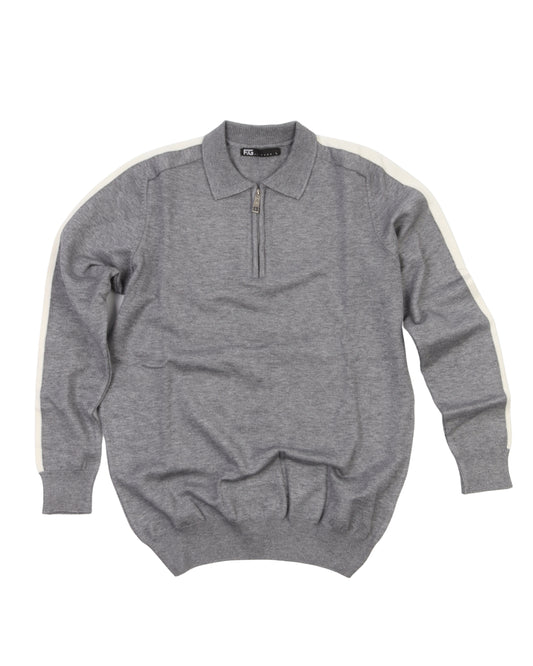 Silver Polo Neck Trico