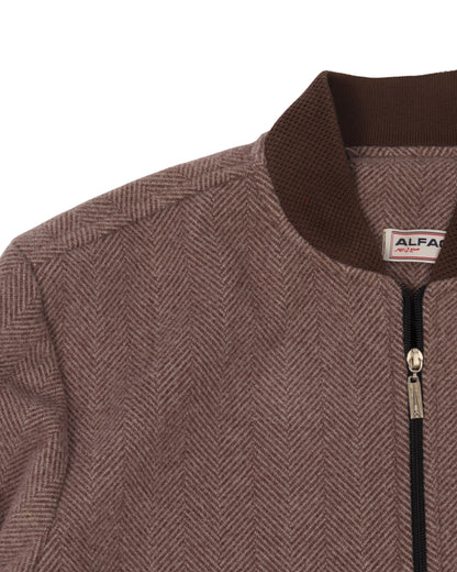 Brown Wool Felt Jacket (جوخ)