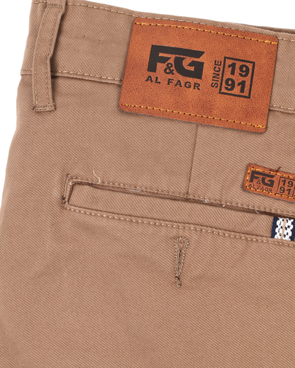 Warm Beige Gabrdine Pants