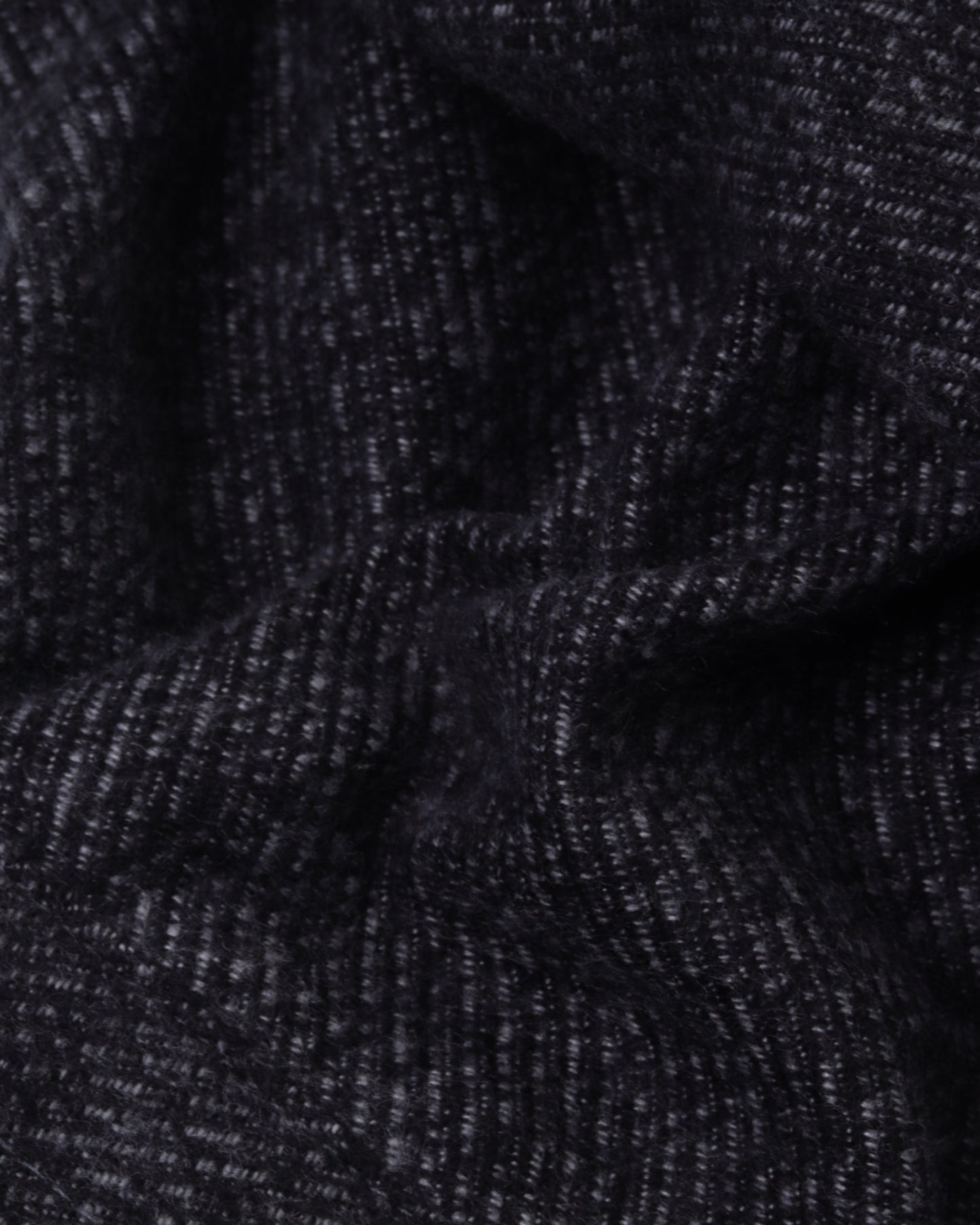 Dark Grey Wool Shirt - Big Size