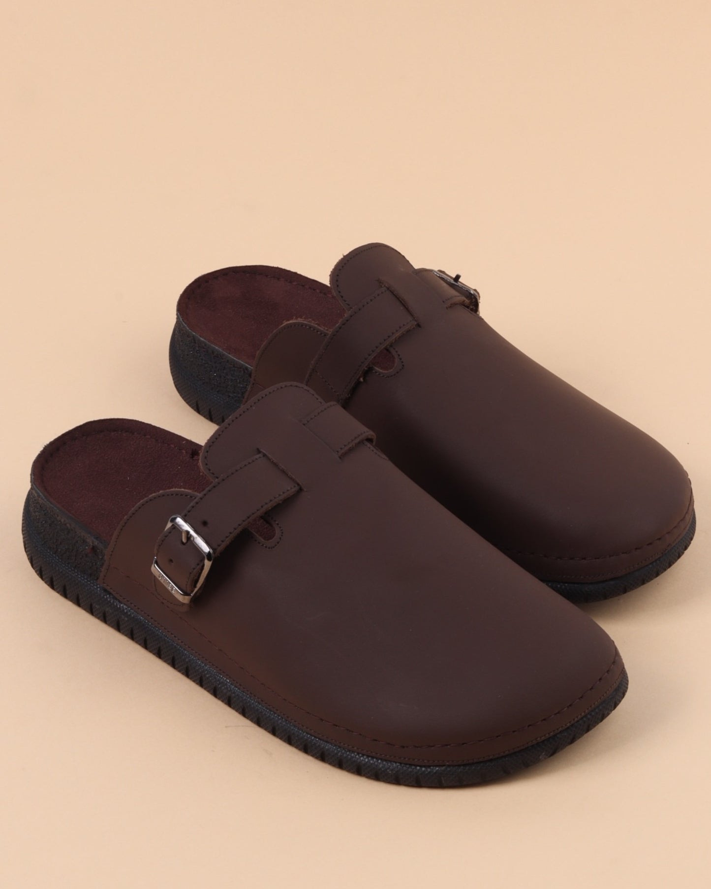 Men’s Classic Buckle Slippers