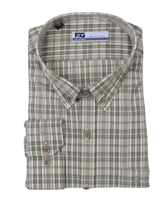 قميص كم مقاس كبير قطن