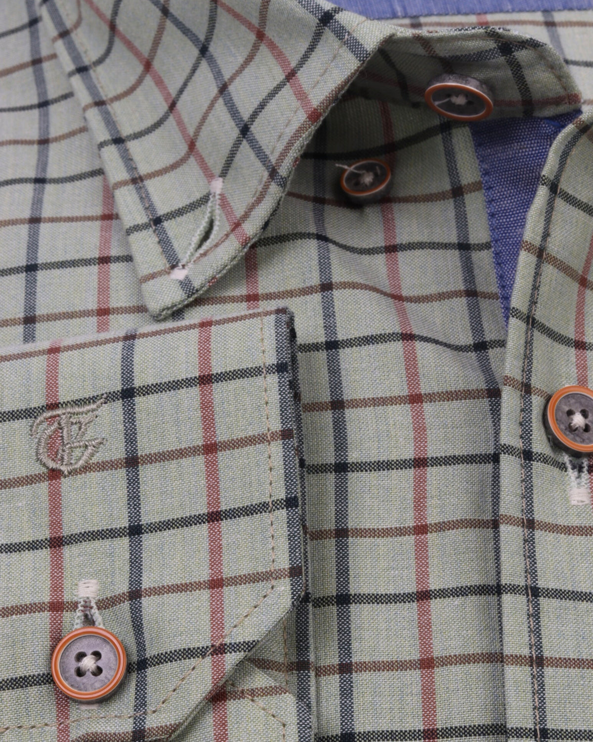 MintGreen Long Sleeve Shirt Pure Cotton - BigSize