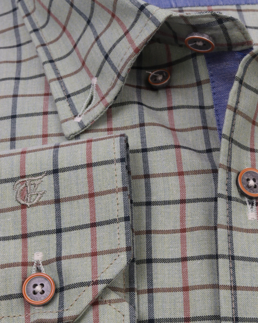 MintGreen Long Sleeve Shirt Pure Cotton - BigSize